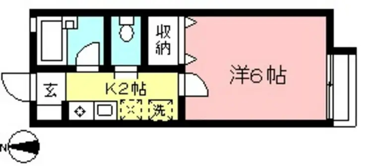 プティメゾンK&K 1階階 間取り