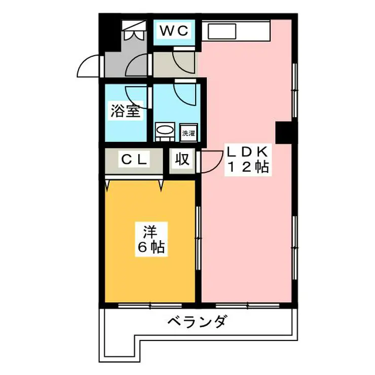 コスモプラザ 1階階 間取り