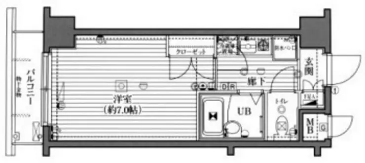 ガラ・ステージ西新宿 4階階 間取り