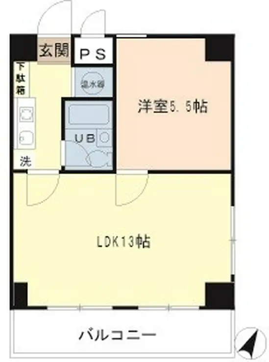 ロイヤルプラザ常盤 3階階 間取り