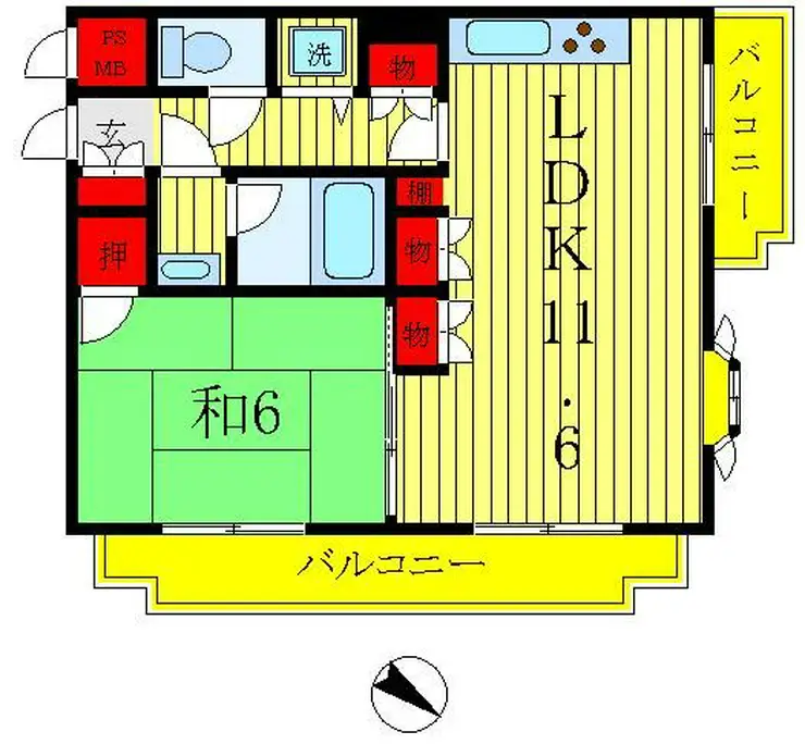 ウィンベルコーラス亀有 2階階 間取り