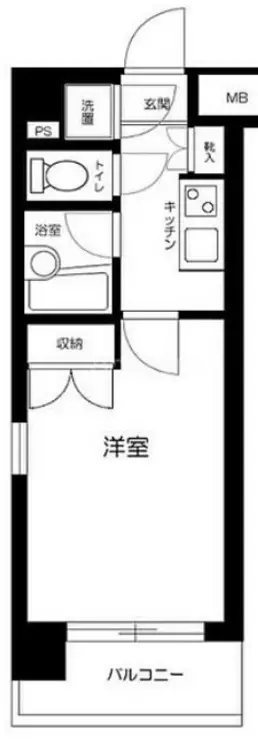 パレステュディオ大塚 4階階 間取り