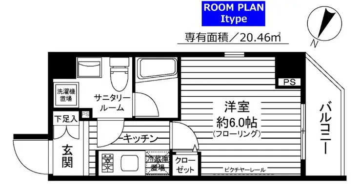 グランドコンシェルジュ上池袋 1階階 間取り