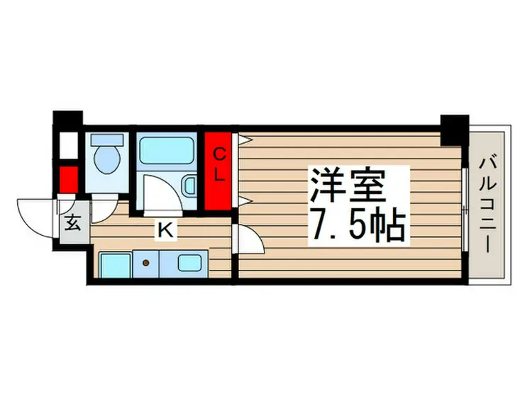 サンコート中島 2階階 間取り