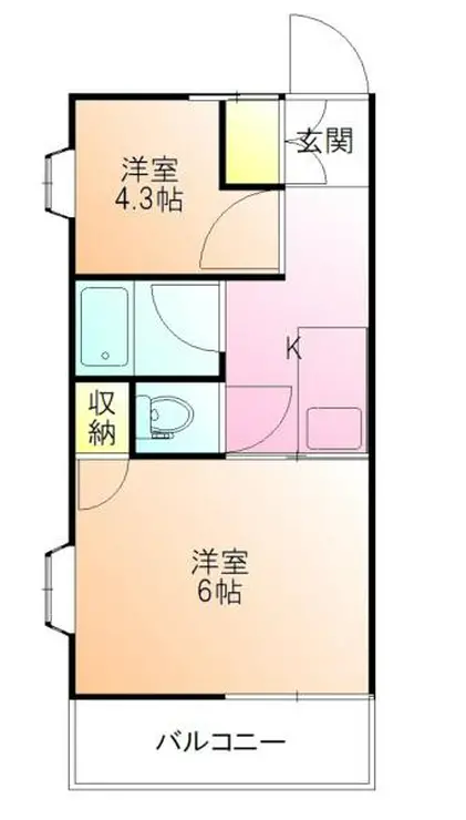 オーズハイツ 1階階 間取り