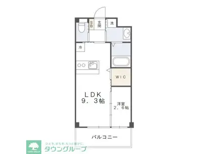 ヴィラージュ青葉2(1LDK/2階)の間取り写真