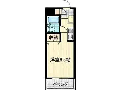 アーバンヒルズ(ワンルーム/3階)の間取り写真