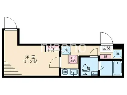 ネクストグランデ中村橋(1K/1階)の間取り写真