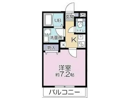 目黒本町6丁目計画(1K/1階)の間取り写真