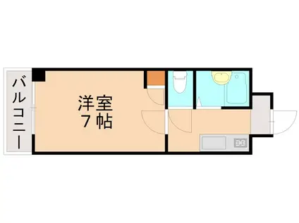 パノラマプラザ(1K/9階)の間取り写真