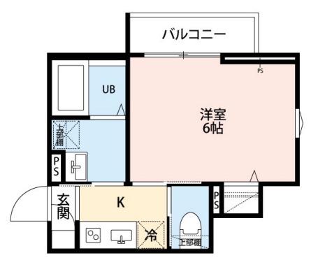 ROBOT HOME 鎌ケ谷(1K/3階)の間取り写真