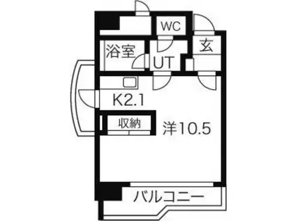 サンプラザ金山(1K/7階)の間取り写真