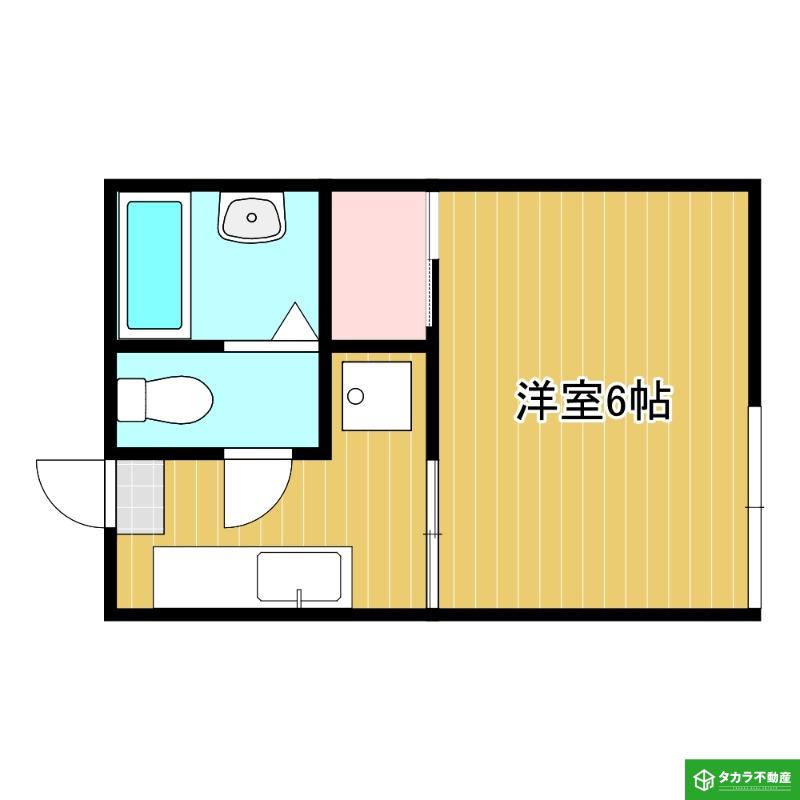 ファルコン オーパス19(1K/2階)の間取り写真