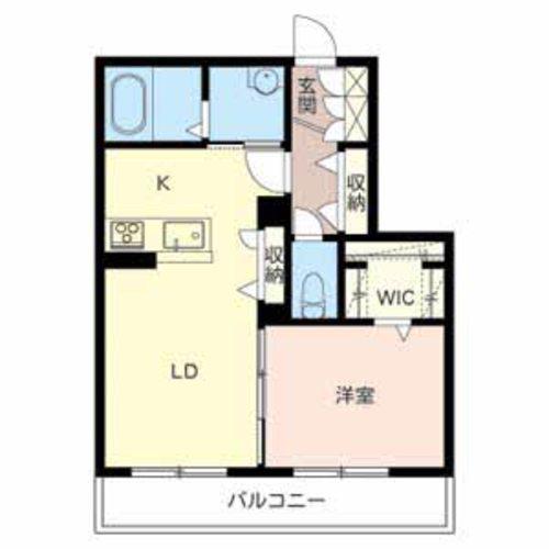 ラ・シゴーニュ イースト(1LDK/3階)の間取り写真