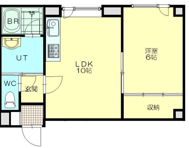 グリーンプラザ(1LDK/2階)の間取り写真