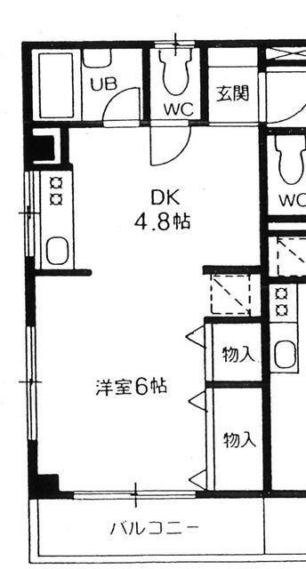 第5山武ビル(1DK/3階)の間取り写真