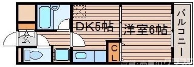 クレールシャンブル16(1DK/3階)の間取り写真