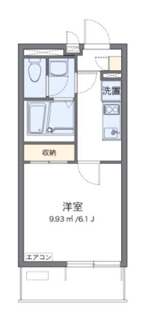 クレイノ栞(1K/3階)の間取り写真