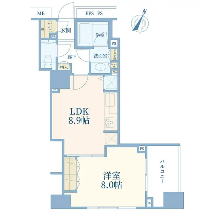 シティタワー池袋ウエストゲート 10階階 間取り