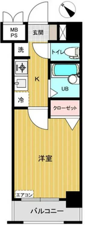 メインステージ巣鴨 11階階 間取り
