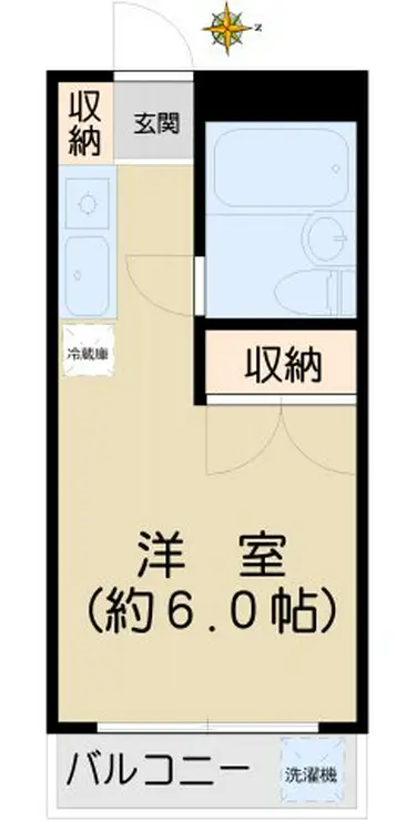 グリンカ白山 2階階 間取り