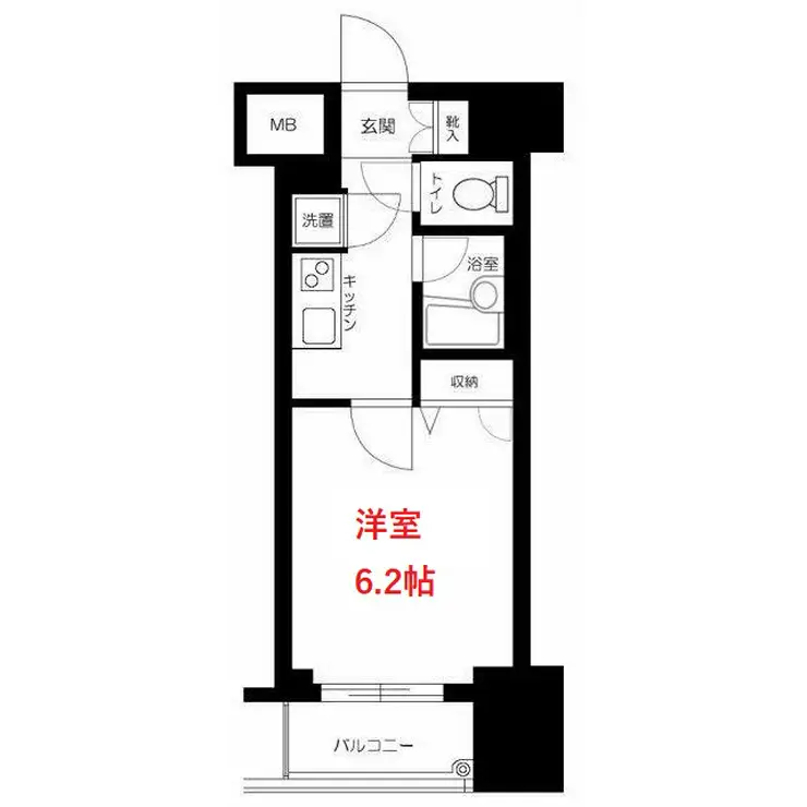 東京蒲田スクエアタワー 3階階 間取り