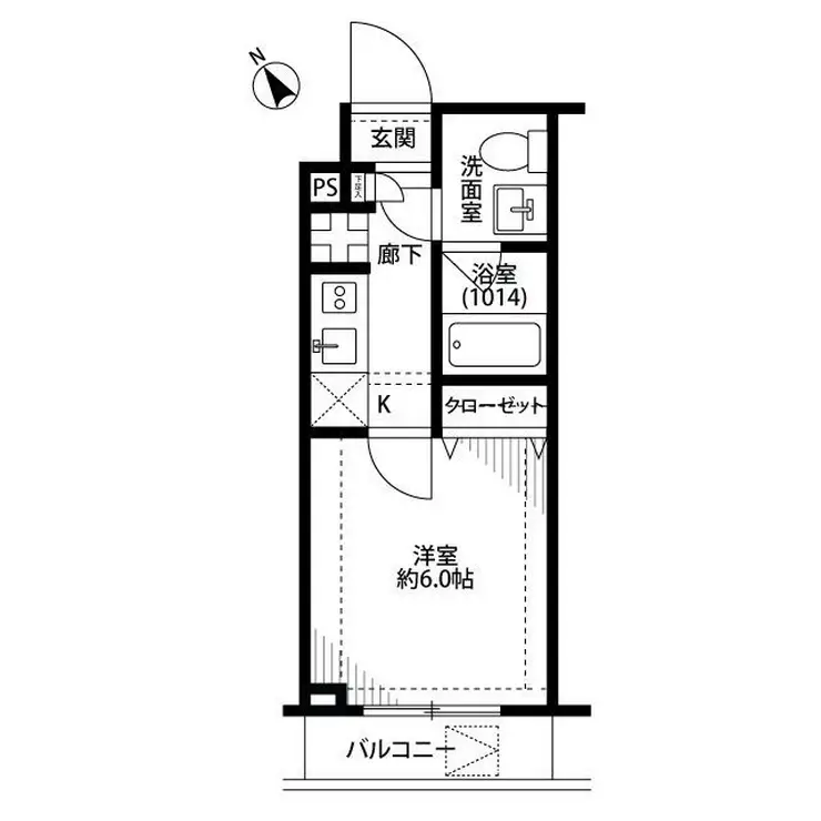 プレール・ドゥーク上池袋 1階階 間取り