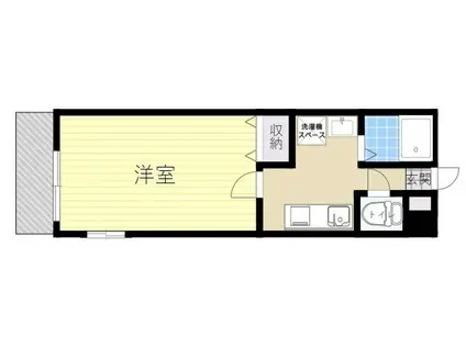 アーデン六番館(1K/5階)の間取り写真