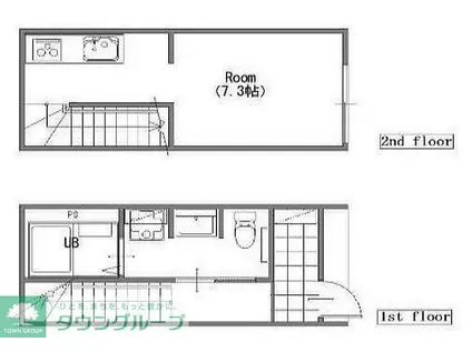 MOK-TERRCE DIMORA(ワンルーム/1階)の間取り写真