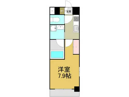 S-FORT熱田六番(1K/4階)の間取り写真