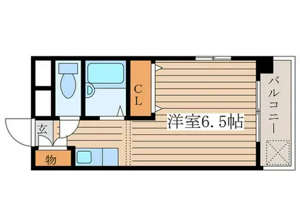 OASES MIZUHO(ワンルーム/3階)の間取り写真