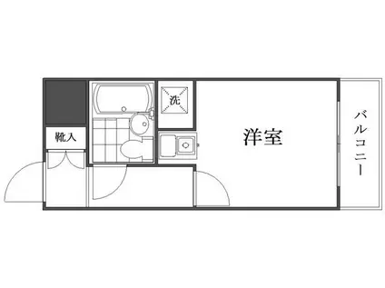 日神パレステージ藤沢(1K/7階)の間取り写真