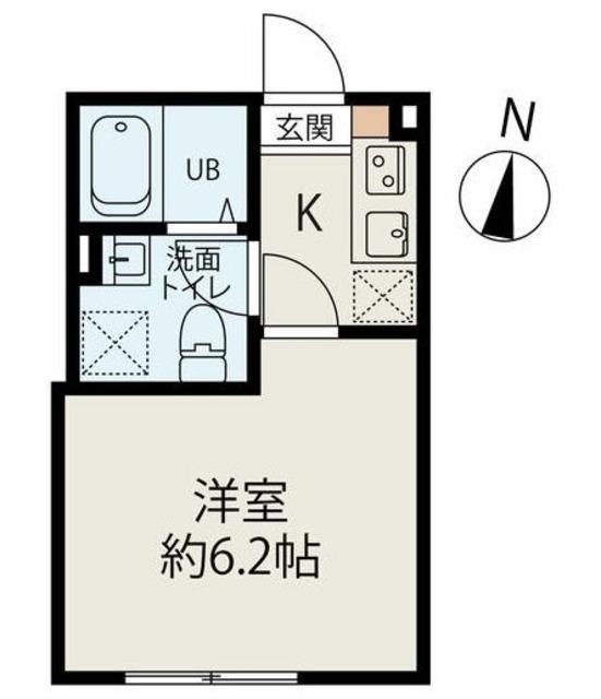 PENNY LANE(1K/1階)の間取り写真