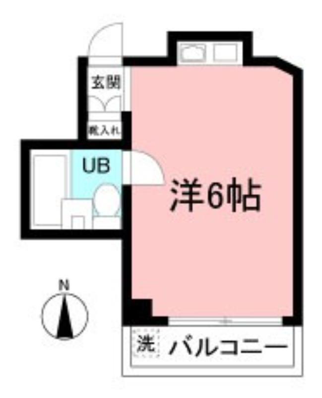 タウンハウス本郷菊坂台町(ワンルーム/3階)の間取り写真