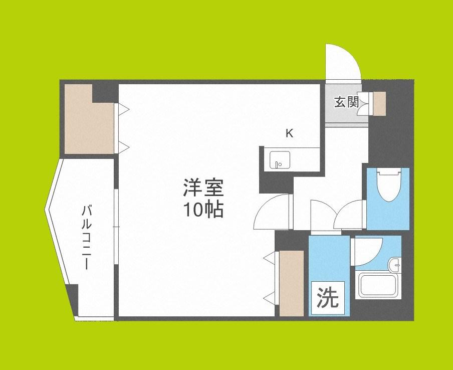 新大阪セレニテ(ワンルーム/4階)の間取り写真