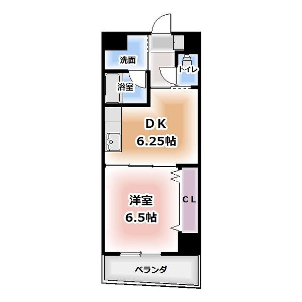センチュリーコート(1DK/3階)の間取り写真