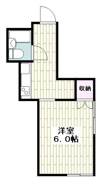 EXCEL21(1K/2階)の間取り写真