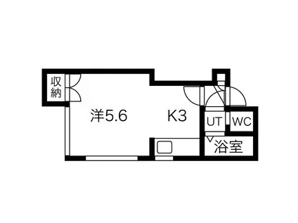 プチみずき(1K/2階)の間取り写真