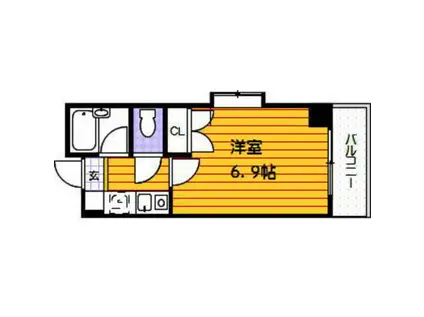 赤坂サードアべニュー(1K/5階)の間取り写真