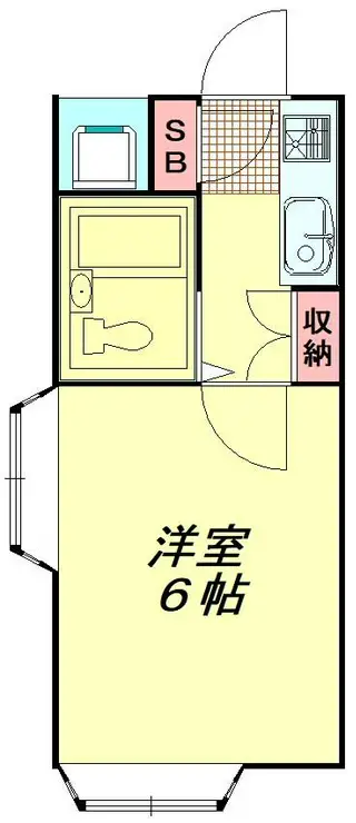 ラフィーネ新宿 1階階 間取り