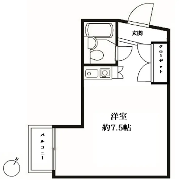メゾン・ド・ノア聖蹟桜ヶ丘 5階階 間取り