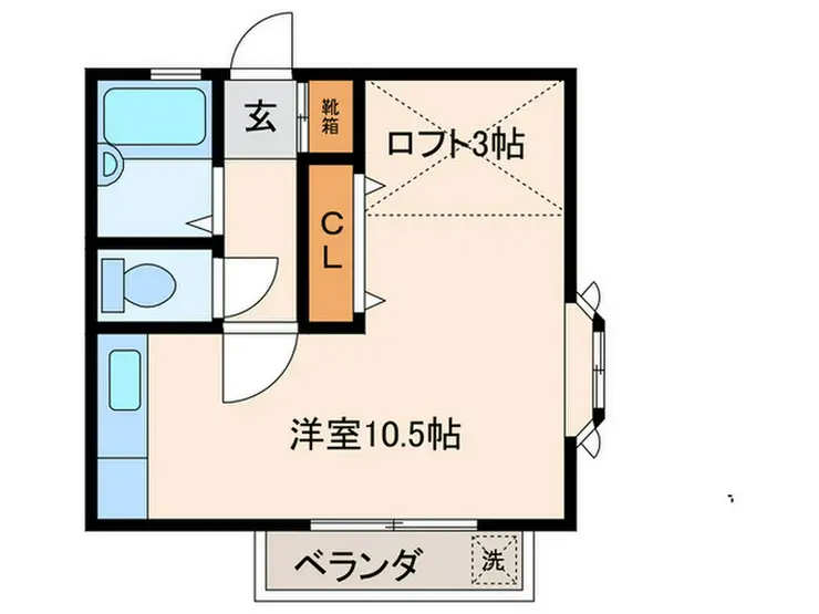 アーバン三菊 2階階 間取り