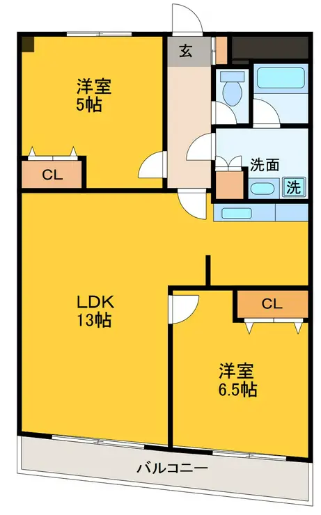 グリーンビュー千歳烏山 3階階 間取り