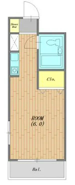 ペティパレス薬園台 1階階 間取り