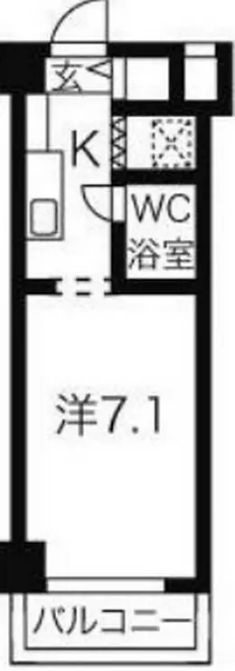 コスモフォーラム三鷹 4階階 間取り