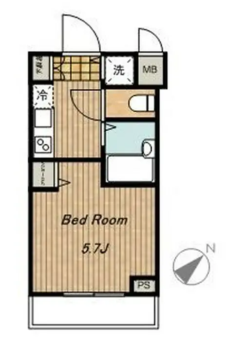 グランド・ガーラ五反田 8階階 間取り