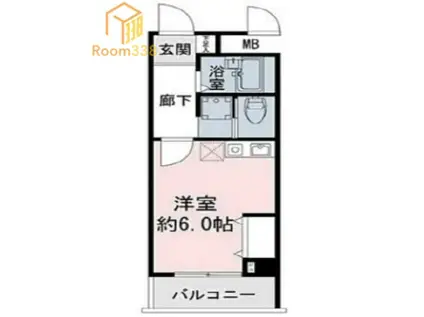 HF東中野レジデンス(1K/6階)の間取り写真