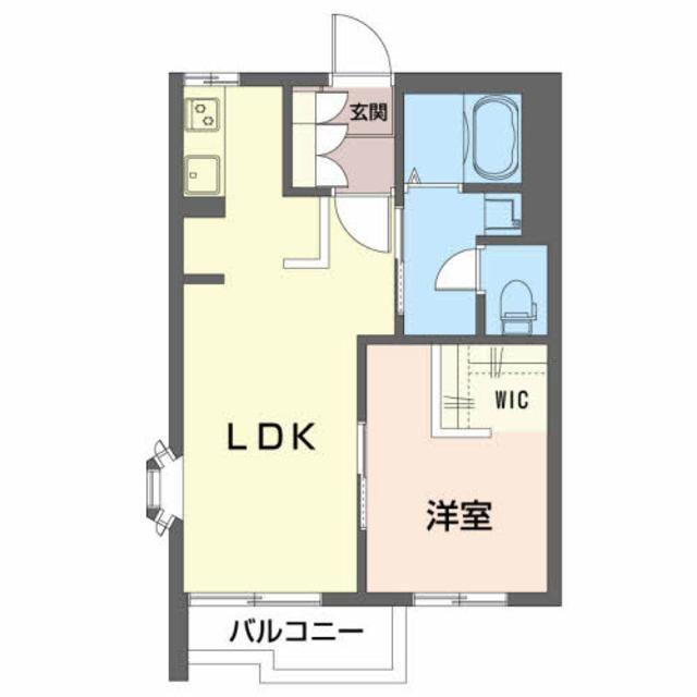 コーポ小倉(1LDK/1階)の間取り写真