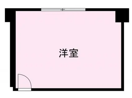 CLASSROOM(ワンルーム/1階)の間取り写真