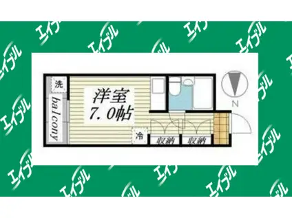 メゾン・ド・サピッド(ワンルーム/3階)の間取り写真